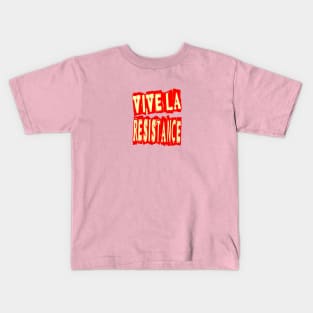 Vive La Resistance Logo Kids T-Shirt